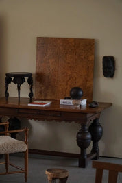 19th_Century_Antique_Baroque_Dining_/_Desk_Table_in_Oak,_Danish_Cabinetmaker