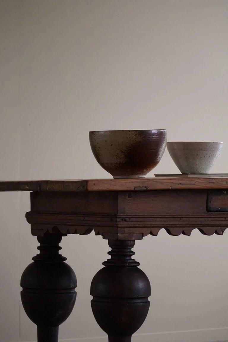 19th_Century_Antique_Baroque_Dining_/_Desk_Table_in_Oak,_Danish_Cabinetmaker