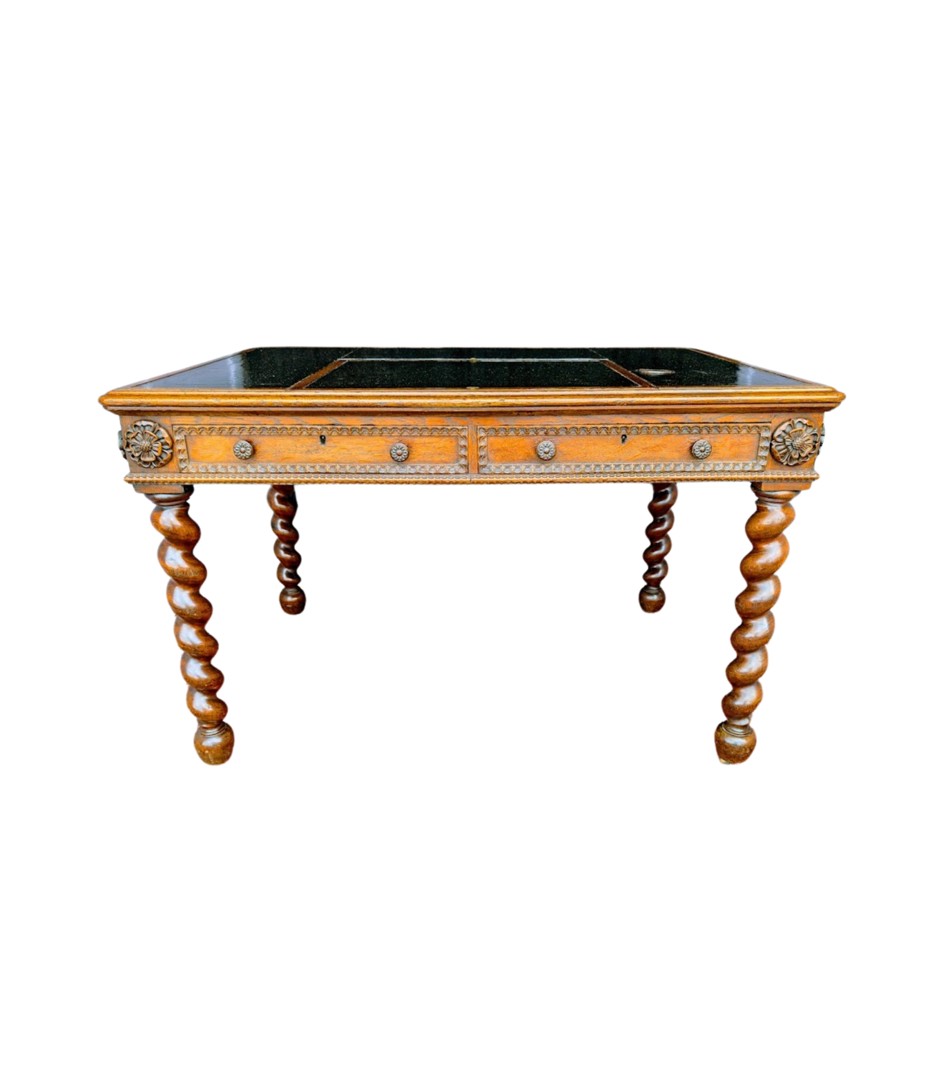 19th_Century_English_Neo_Jacobean_Oak_Architect's_Desk_with_Adjustable_Writing_Slope