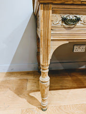19th_Century_Marble_Top_Pitch_Pine_Console_Table_by_John_Reid_&_Sons
