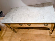19th_Century_Marble_Top_Pitch_Pine_Console_Table_by_John_Reid_&_Sons