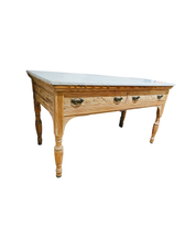 19th_Century_Marble_Top_Pitch_Pine_Console_Table_by_John_Reid_&_Sons