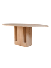 20th_Century_Travertine_Dining_Table_by_Claude_Berraldacci,_France