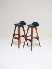 Set_of_2_OD-61_Bar_Stools_by_Erik_Buch_in_Rosewood_and_Leather,_Denmark_1960s