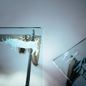 Set_of_2_Brutalist_Steel_Side_Tables_with_Etched_Glass_Safari_Motifs,_Unique_Art_Tables,_1970s
