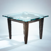 Set_of_2_Brutalist_Steel_Side_Tables_with_Etched_Glass_Safari_Motifs,_Unique_Art_Tables,_1970s