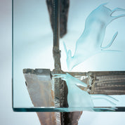 Set_of_2_Brutalist_Steel_Side_Tables_with_Etched_Glass_Safari_Motifs,_Unique_Art_Tables,_1970s
