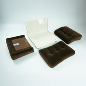 Set_of_2_Modular_'Amanta'_Seating_Elements_by_Mario_Bellini_for_C&B_Italia_Brown_Corduroy
