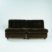 Set_of_2_Modular_'Amanta'_Seating_Elements_by_Mario_Bellini_for_C&B_Italia_Brown_Corduroy