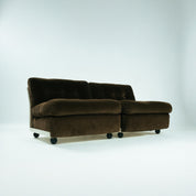 Set_of_2_Modular_'Amanta'_Seating_Elements_by_Mario_Bellini_for_C&B_Italia_Brown_Corduroy
