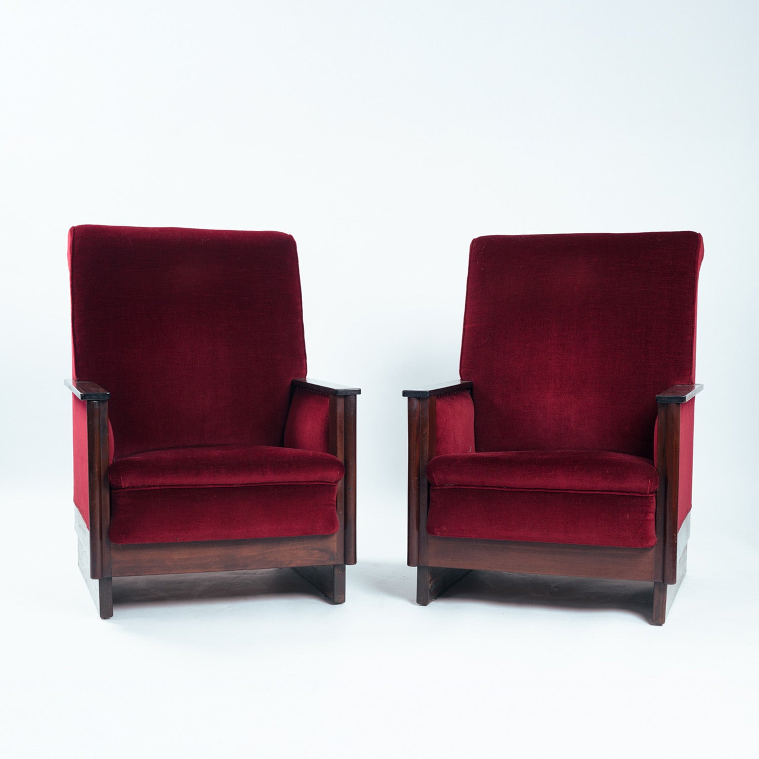 Set_of_2_Amsterdam_School_Ebony_Armchairs_in_Deep_Red_Upholstery