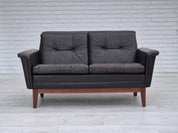2-Seater_Sofa,_Upholstered_Seating_&_Wood_Base,_1970s_Denmark
