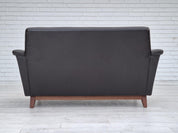 2-Seater_Sofa,_Upholstered_Seating_&_Wood_Base,_1970s_Denmark