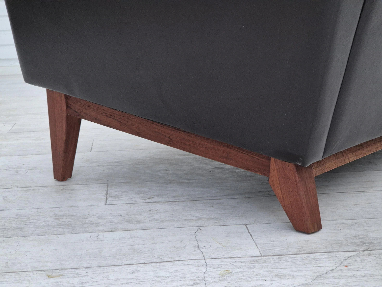 2-Seater_Sofa,_Upholstered_Seating_&_Wood_Base,_1970s_Denmark