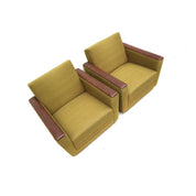 Set_of_2_Mid_Century_Armchairs_with_Leather_Armrests_and_Castors,_1950s–1960s