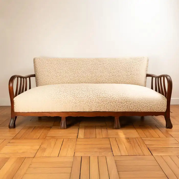 3-Seat_Sofa_by_Ernesto_Valabrega,_Sculptural_Wood_Frame,_Italy_1940