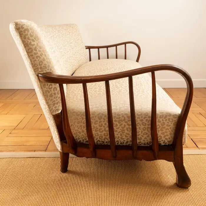 3-Seat_Sofa_by_Ernesto_Valabrega,_Sculptural_Wood_Frame,_Italy_1940