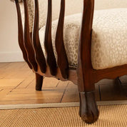 3-Seat_Sofa_by_Ernesto_Valabrega,_Sculptural_Wood_Frame,_Italy_1940