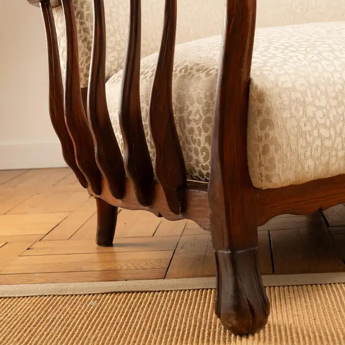 3-Seat_Sofa_by_Ernesto_Valabrega,_Sculptural_Wood_Frame,_Italy_1940