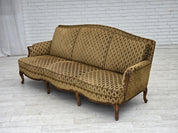 3-Seater_Sofa,_Ash_Wood_&_Velour_Upholstery,_1950s_Denmark