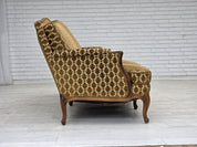 3-Seater_Sofa,_Ash_Wood_&_Velour_Upholstery,_1950s_Denmark
