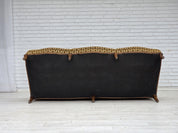 3-Seater_Sofa,_Ash_Wood_&_Velour_Upholstery,_1950s_Denmark