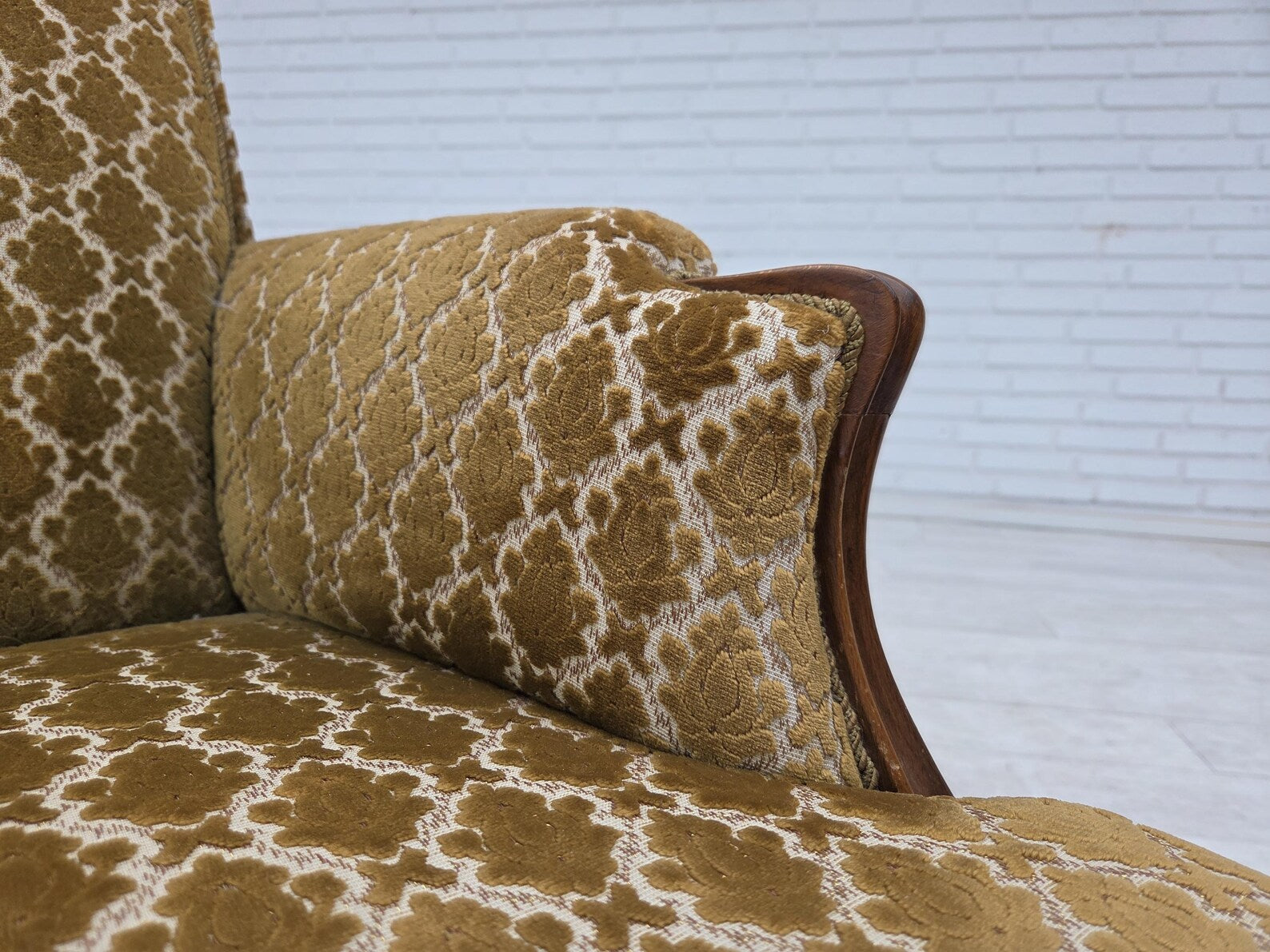 3-Seater_Sofa,_Ash_Wood_&_Velour_Upholstery,_1950s_Denmark