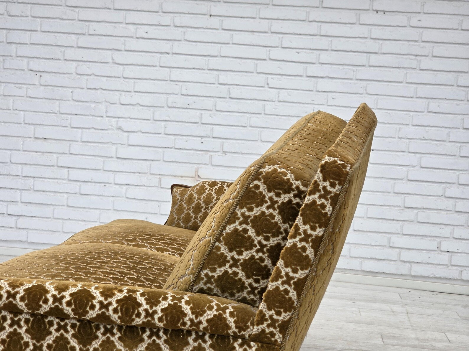 3-Seater_Sofa,_Ash_Wood_&_Velour_Upholstery,_1950s_Denmark