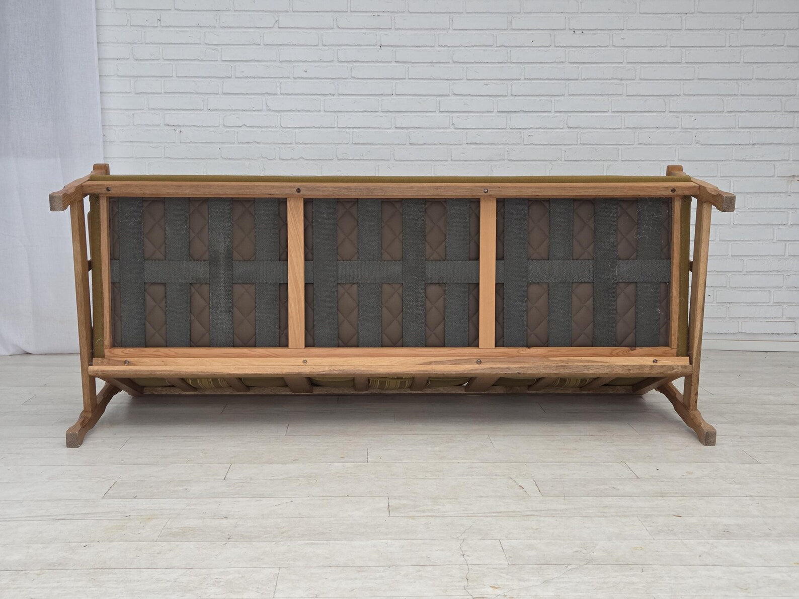 3-Seater_Sofa,_Oak_Frame_&_Wool_Upholstery,_1970s_Denmark