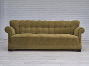 3-Seater_Sofa,_Original_Upholstery_&_Beech_Frame,_1960s_Denmark