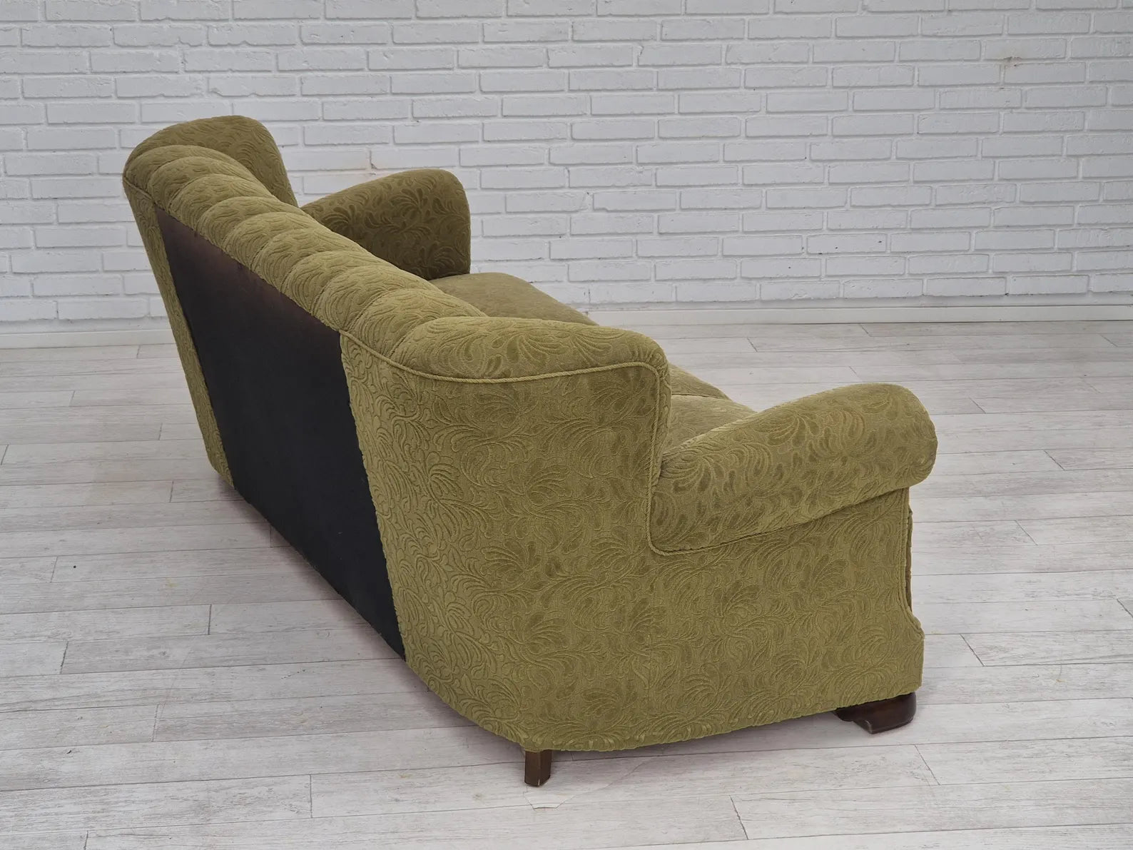 3-Seater_Sofa,_Original_Upholstery_&_Beech_Frame,_1960s_Denmark