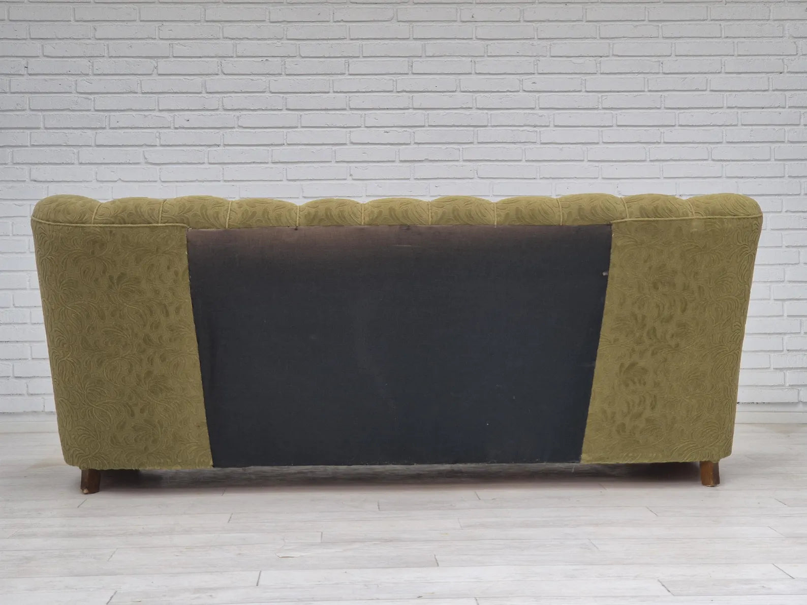 3-Seater_Sofa,_Original_Upholstery_&_Beech_Frame,_1960s_Denmark