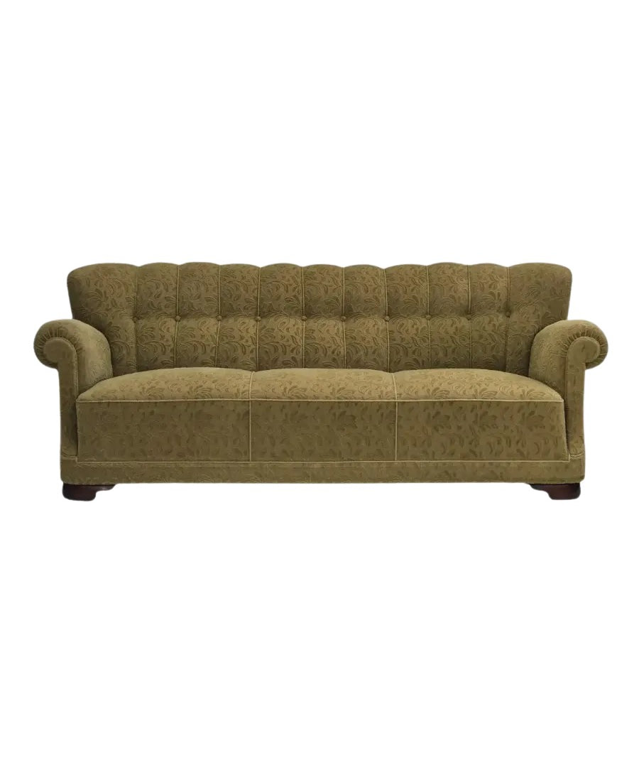 3-Seater_Sofa,_Original_Upholstery_&_Beech_Frame,_1960s_Denmark
