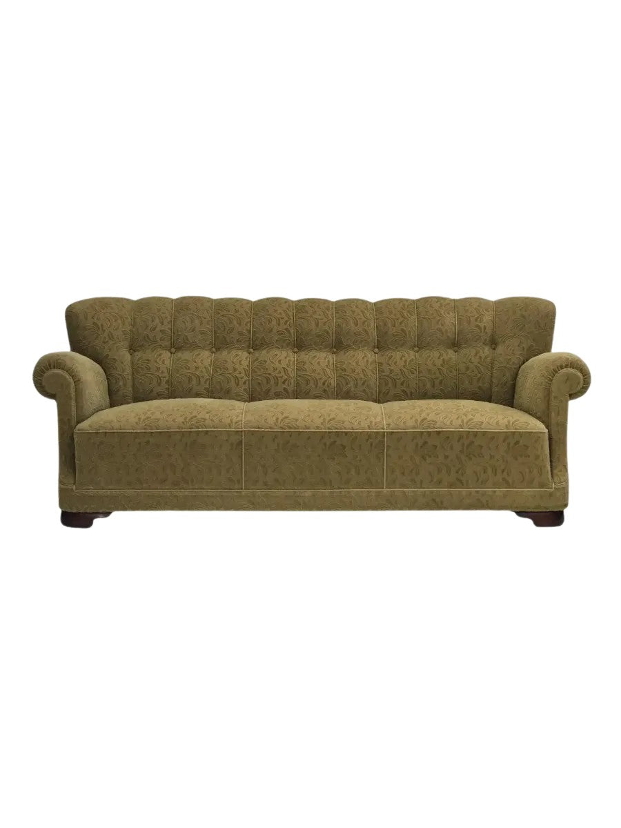 3-Seater_Sofa,_Original_Upholstery_&_Beech_Frame,_1960s_Denmark