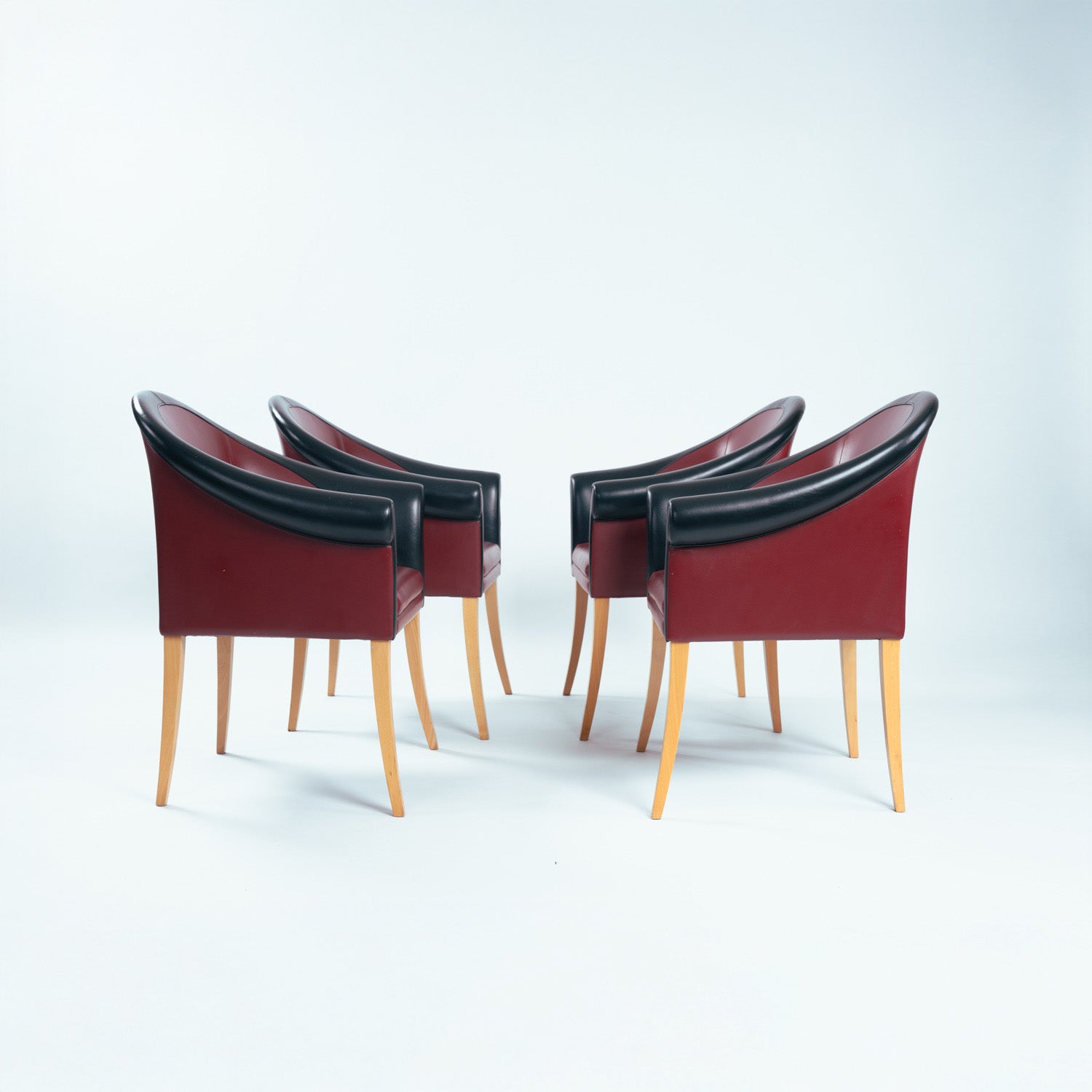 Set_of_4_Sinan_Armchairs_by_Luca_Scacchetti_for_Poltrona_Frau_in_Oxblood_Leather,_Italy_1980s
