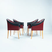 Set_of_4_Sinan_Armchairs_by_Luca_Scacchetti_for_Poltrona_Frau_in_Oxblood_Leather,_Italy_1980s