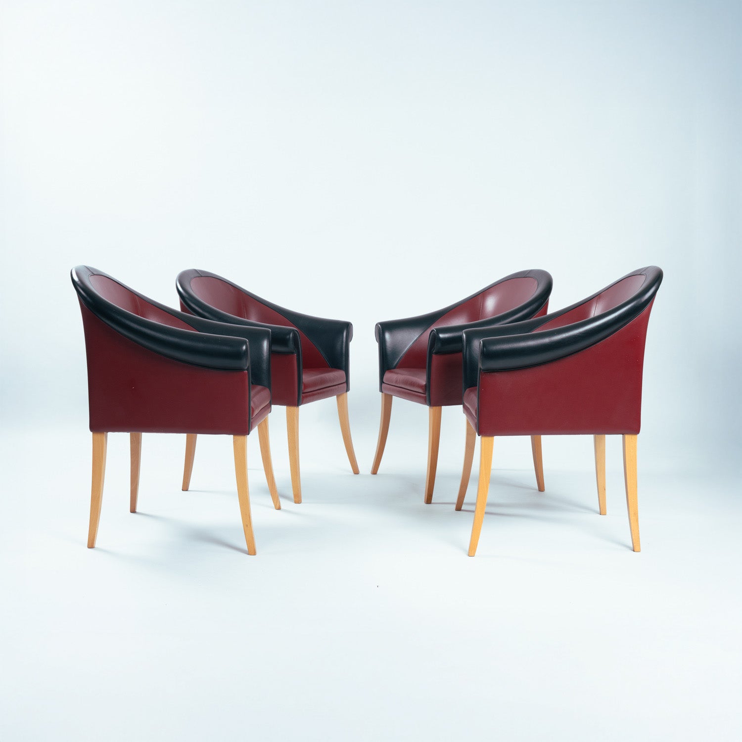 Set_of_4_Sinan_Armchairs_by_Luca_Scacchetti_for_Poltrona_Frau_in_Oxblood_Leather,_Italy_1980s