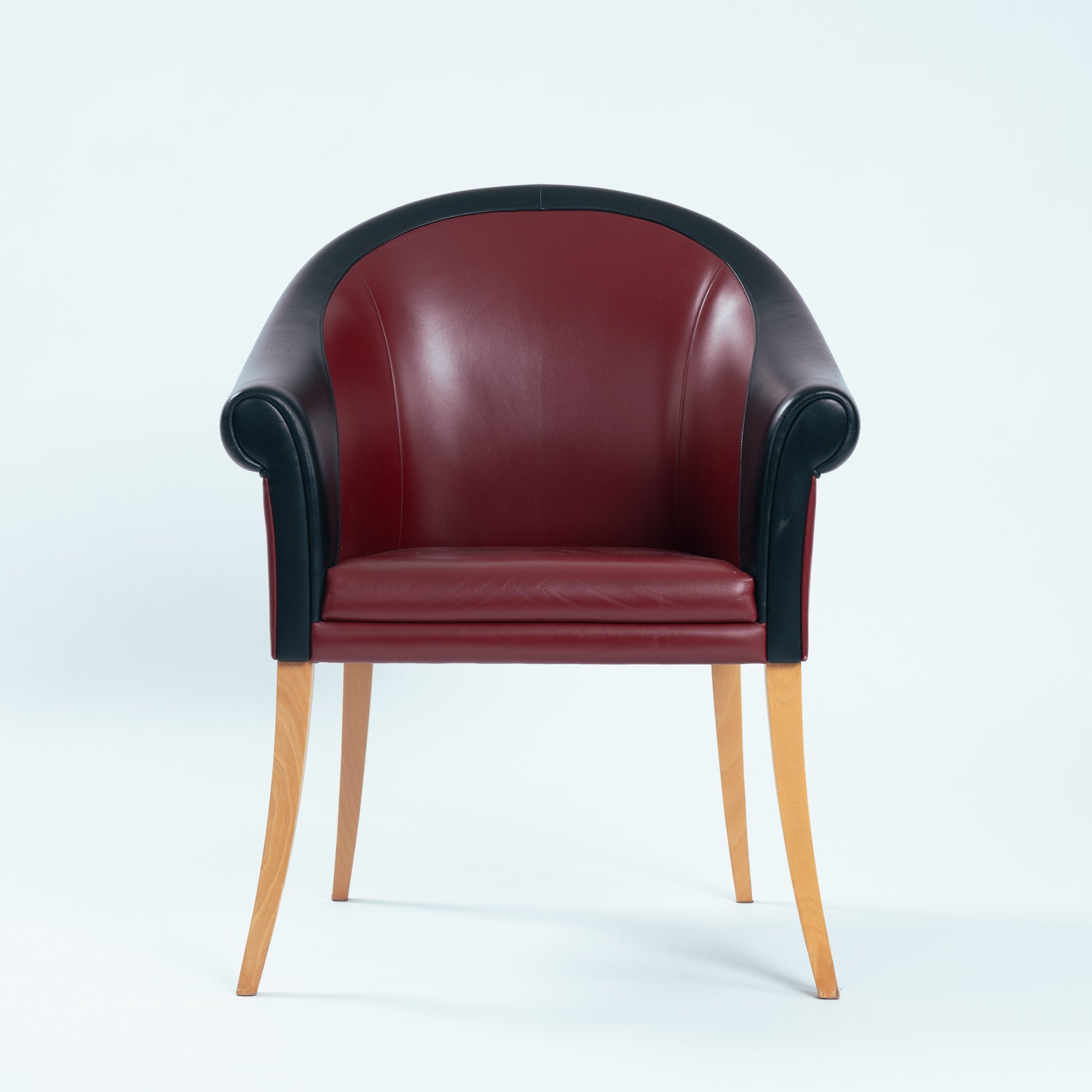 Set_of_4_Sinan_Armchairs_by_Luca_Scacchetti_for_Poltrona_Frau_in_Oxblood_Leather,_Italy_1980s