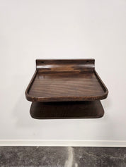 Vintage_Mid-Century_Modern_Floating_Wall_Shelf_in_Bentwood_Plywood_with_Two_Tiers,_1960s
