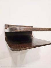 Vintage_Mid-Century_Modern_Floating_Wall_Shelf_in_Bentwood_Plywood_with_Two_Tiers,_1960s