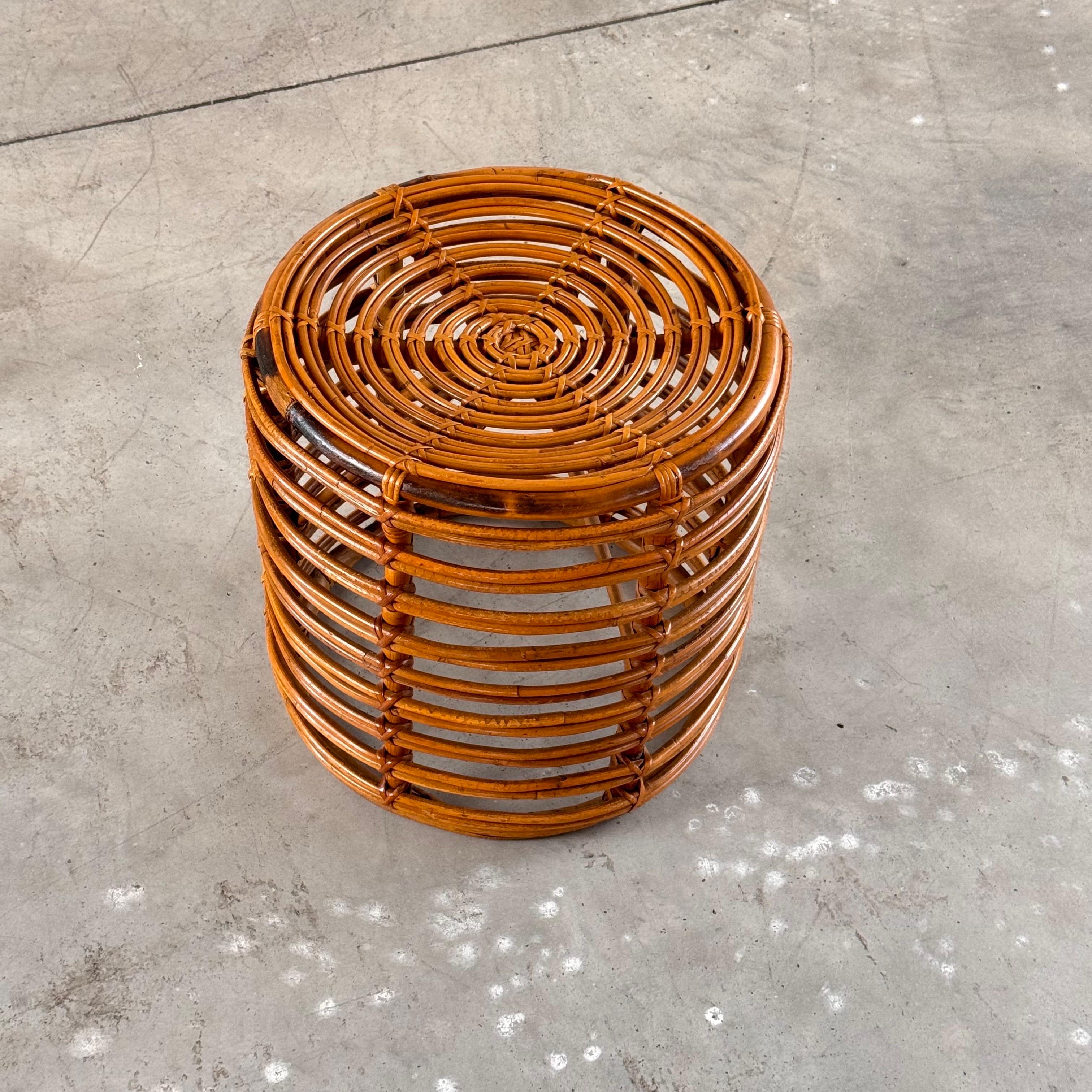 Iconic_Rattan_and_Bamboo_Stool_by_Tito_Agnoli,_1960s