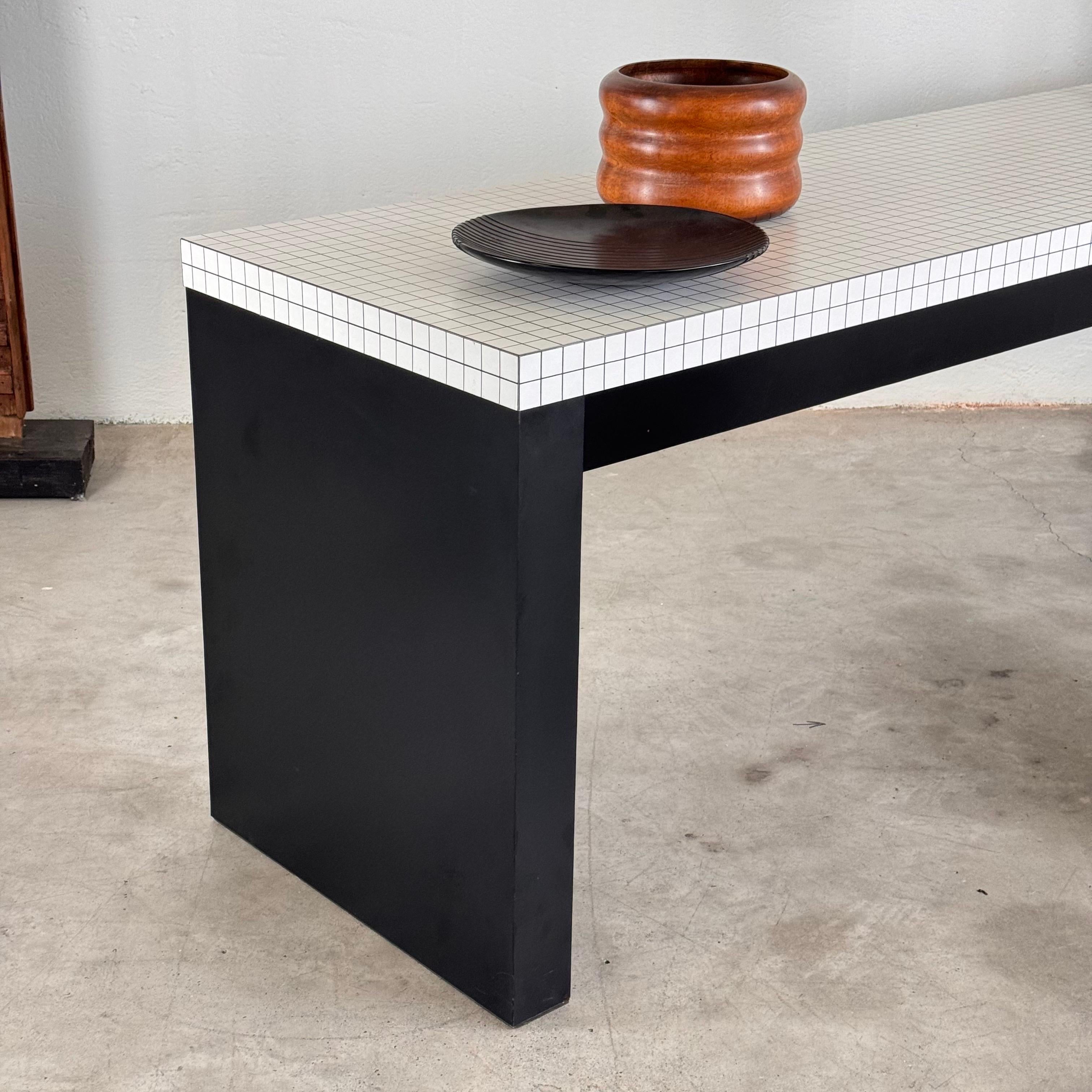 Custom_Made_Quaderna_Console/Table/Desk_for_Zanotta,_1970s