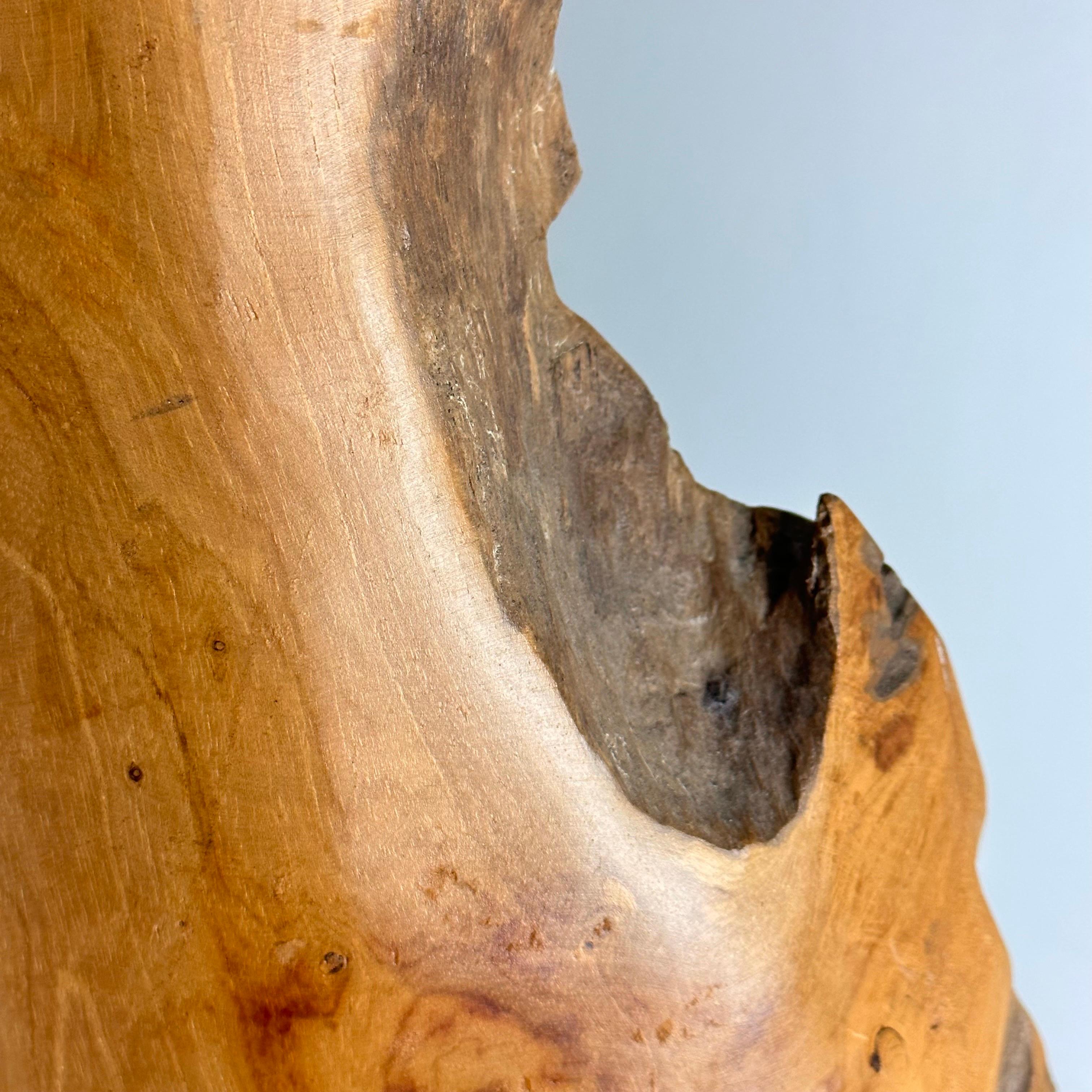 Abstract_Botanical_Sculpture_in_Natural_Ash_Wood,_Italy,_1960s