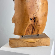 Abstract_Botanical_Sculpture_in_Natural_Ash_Wood,_Italy,_1960s