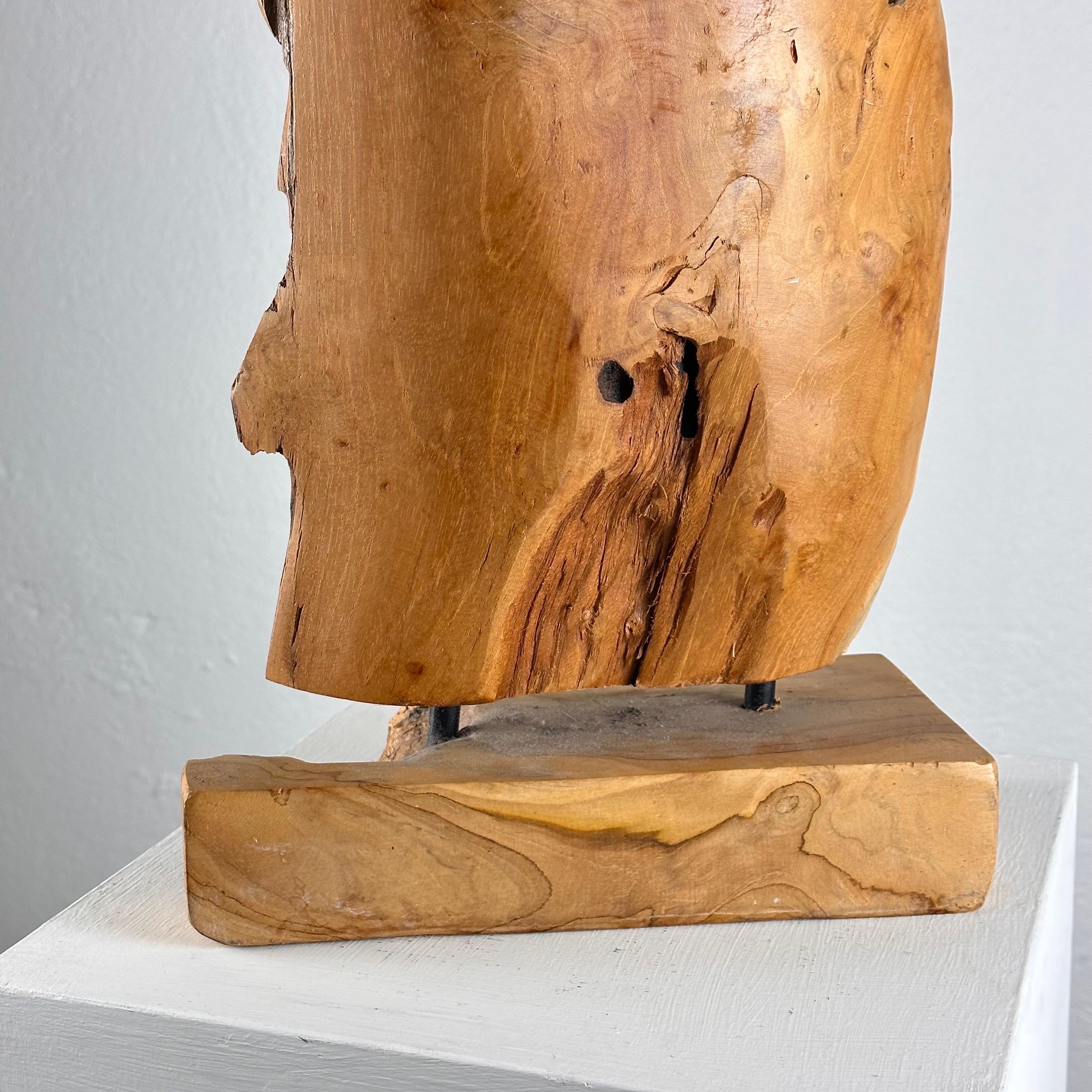Abstract_Botanical_Sculpture_in_Natural_Ash_Wood,_Italy,_1960s