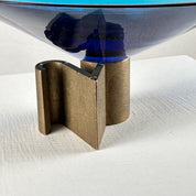 Fontana_Arte_Decorative_Bowl_in_Blue_Glass_and_Brass,_Italy,_1960s
