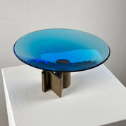 Fontana_Arte_Decorative_Bowl_in_Blue_Glass_and_Brass,_Italy,_1960s