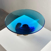 Fontana_Arte_Decorative_Bowl_in_Blue_Glass_and_Brass,_Italy,_1960s