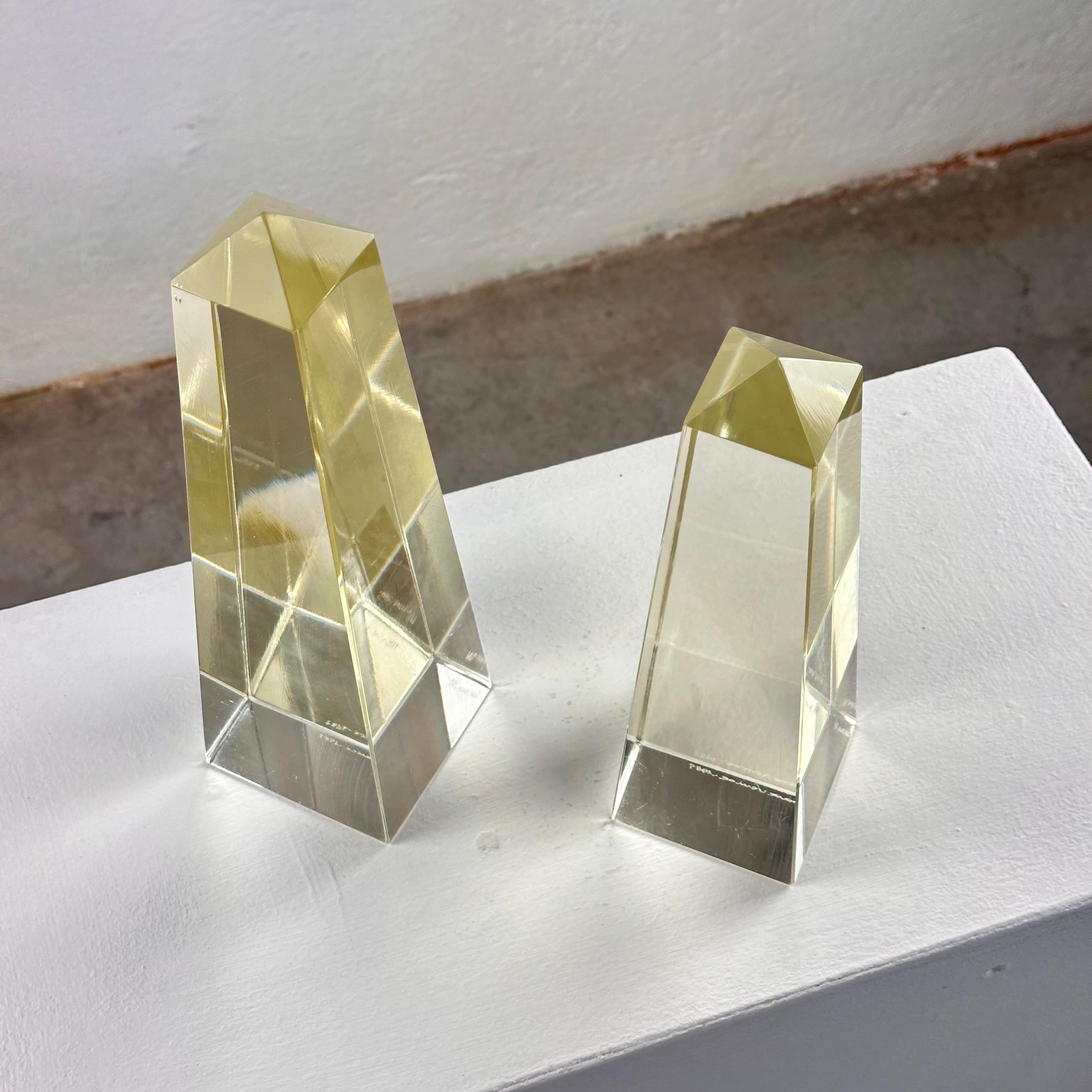 Set_of_2_“Save_Venice_1989”_Decorative_Glass_Obelisks,_1989