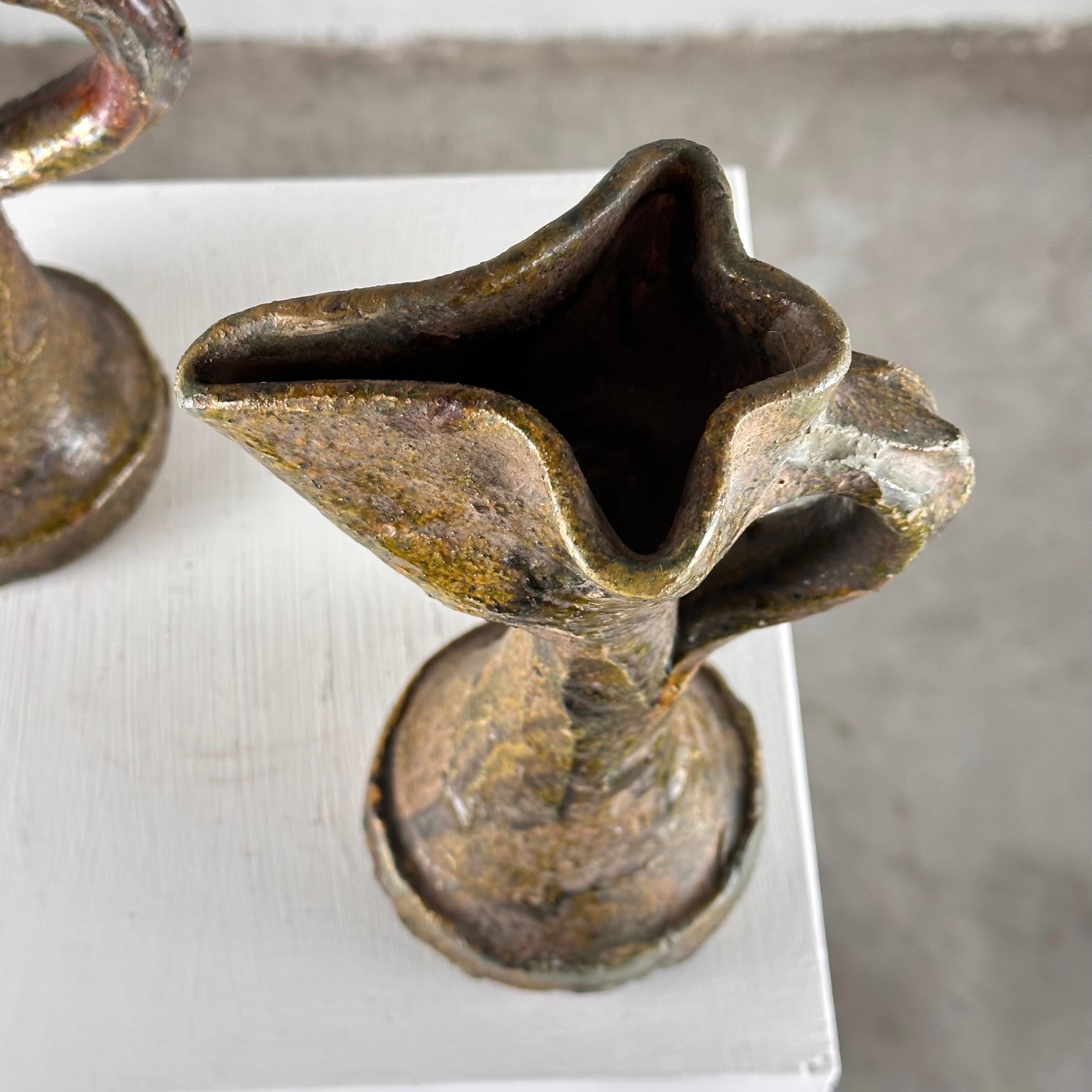 Set_of_2_Handmade_Rustic_Ceramic_Jugs_in_Earthy_Glazes,_Italy,_Early_20th_Century
